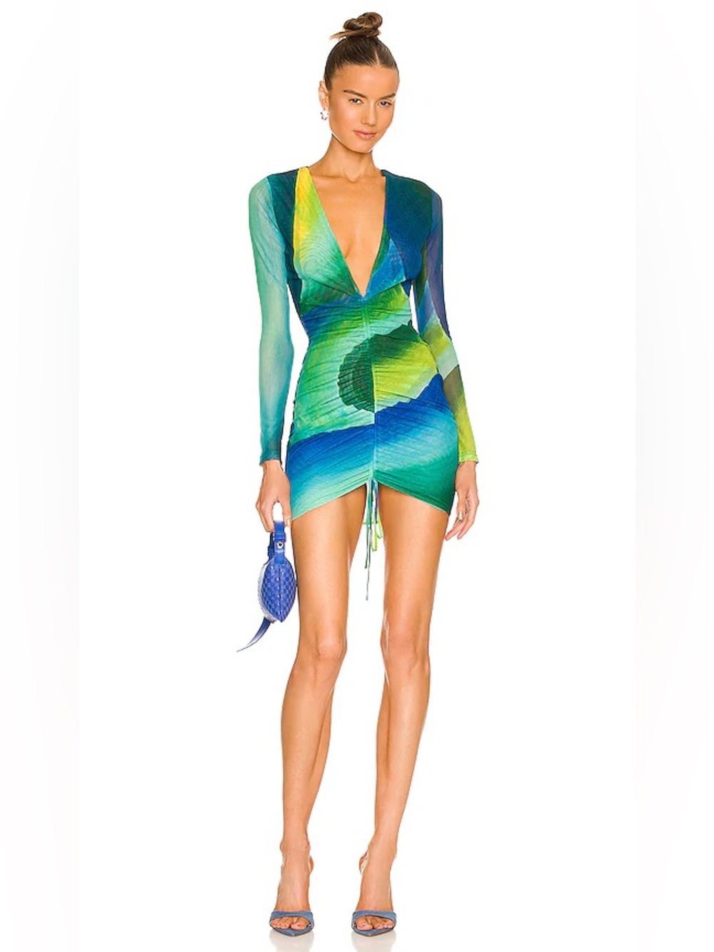 X Revolve Farai London Indah Dress in Emerald Green size SMALL
